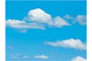Vollmer Hintergrundkulisse Wolken 2-tlg.
