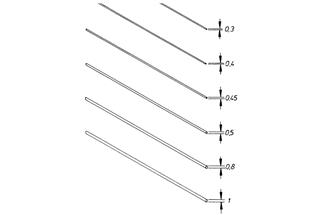 Weinert Messingdraht Ø 0.5 mm (Inhalt: 10 Stk.)