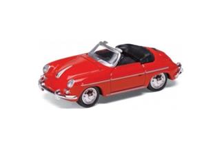 Welly H0 Porsche 356B Cabrio, rot