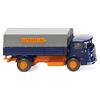 Wiking H0 Büssing 4500 Pritschen-LKW, blau/orange