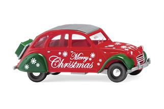 Wiking H0 Citroen 2 CV, Weihnachtsmodell