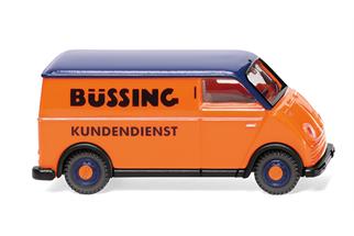 Wiking H0 DKW Schnelllaster Kastenwagen, Büssing Kundendienst