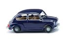 Wiking H0 Fiat 600, dunkelblau