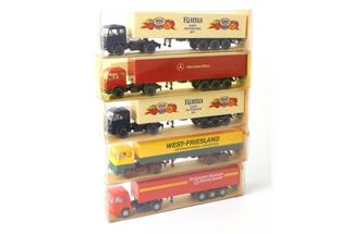 Wiking H0 Lot diverse Lastwagen, 5--tlg. *OCCASION*