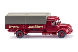 Wiking H0 Magirus S 7500 Pritschen-LKW, Spedition Emons