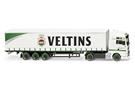 Wiking H0 MAN TGX Euro 6c Gardinenplanen-Sattelzug, Veltins