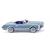 Wiking H0 MB 280 SL Cabrio, horizontblau