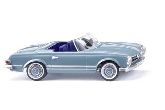 Wiking H0 MB 280 SL Cabrio, horizontblau