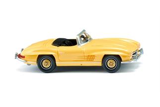 Wiking H0 MB 300 SL Roadster, gelb