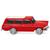 Wiking H0 Opel Rekord 1961 Caravan, rot