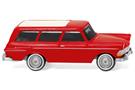 Wiking H0 Opel Rekord 1961 Caravan, rot