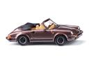 Wiking H0 Porsche 911 SC Cabrio, rauchquarz-metallic