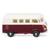 Wiking N VW T1 Bus, weinrot/weiss