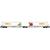 Aare Valley Models N Railcare/VTG Doppeltragwagen T2000, Coop - Radieschen/Trauben