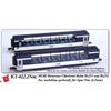 AB-Modell/Kato N MOB Panoramawagen-Set Bs 251 + Bs 252, nachtblau/perlweiss, 2-tlg.