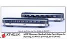 AB-Modell N MOB Personenwagen-Set, nachtblau/perlweiss, 2-tlg.