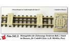 AB-Modell Nm Montagelehre für Zahnstange Strub/vonRoll in Code 60-Gleise (Inhalt: 2 Stk.)