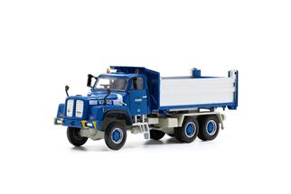 ACE H0 Saurer D330N 6x6 Kipper KIBAG blau