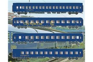 ACME H0 CNL Nachtzugwagen-Set, Ep. V-VI, 4-tlg.