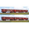 ACME H0 DB AG Rolldachwagen-Set Tamns 895, DB Cargo - Graffiti, gealtert, Ep. V-VI, 3-tlg.