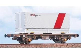 ACME H0 DSB Containertragwagen Lgmns, DSB Gods, Ep. V