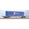 ACME H0 Ermewa Containertragwagen Sgnss, Geodis, Ep. VI