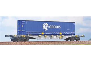 ACME H0 Ermewa Containertragwagen Sgnss, Geodis, Ep. VI