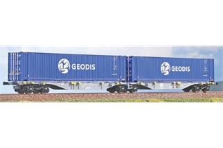 ACME H0 Ermewa Doppel-Containertragwagen Sggmrss 90', Geodis, Ep. VI