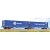 ACME H0 Eurowagon Doppel-Containertragwagen Sggmrss, GEODIS/Tschudi, Ep. VI