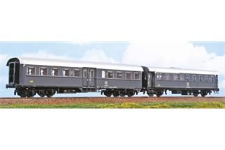 ACME H0 FS Reisezugwagen-Set Treno Navetta, schiefergrau, Ep. IV, 2-tlg.