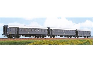 ACME H0 FS Reisezugwagen-Set Treno Navetta, schiefergrau, Ep. IV, 3-tlg.