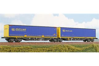 ACME H0 GTS Doppel-Containertragwagen Sggmrss, Alberti e Santi, Ep. V-VI