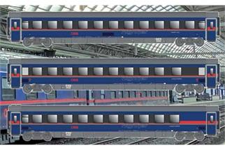 ACME H0 ÖBB Nachtzugwagen-Set, Nightjet DANI, Ep. VI, 3-tlg.