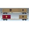 ACME H0 VTG/AAE Containertragwagen-Set Sgnss, MSC, Ep. V-VI, 2-tlg.