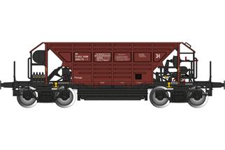 Albert Modell H0 BDZ Selbstentladewagen Faccpp, braun, Ep. V