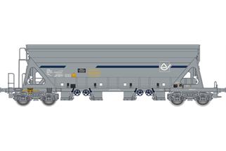 Albert Modell H0 Ermewa Schüttgutwagen Tapps, grau, Ep. VI