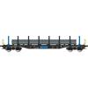 Albert Modell H0 ERR Rungenwagen Smnps, schwarz/blau, mit Ladung, Ep. VI