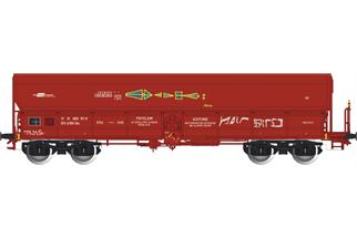 Albert Modell H0 H-RCH Schüttgutwagen Fals, rot mit Gafitti, Ep. VI