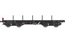 Albert Modell H0 MAV Flachwagen Rmms, schwarz, Ep. IV