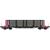 Albert Modell H0 On Rail Rungenwagen Smnps, schwarz/pink, mit Ladung, Ep. VI