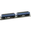 Albert Modell H0 PKP Cargo Seitenkippwagen-Set Fa/Fas, blau, Ep. VI, 2-tlg.