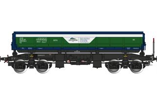 Albert Modell H0 ZOS Zvolen Seitenkippwagen Uas, blau/grün, Ep. VI