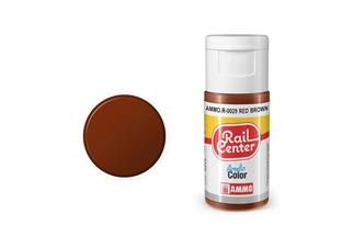 AMMO Acrylfarbe Rotbraun, matt (Inhalt: 20 ml)