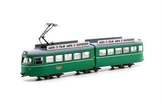 Arnold N BVB Strassenbahn DUEWAG, mit Werbung, Ep. IV-V