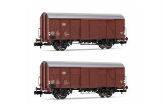 Arnold N DB gedecktes Güterwagen-Set Gs, Ep. IV, 2-tlg.