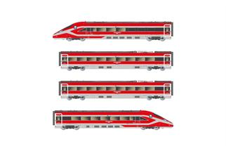 Arnold N (Digital) FS Elektrotriebzug-Grundset ETR 400, Frecciarossa 1000, Ep. VI, 4-tlg.