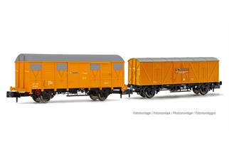 Arnold N RENFE gedecktes Güterwagen-Set, orange, Ep. IV, 2-tlg.