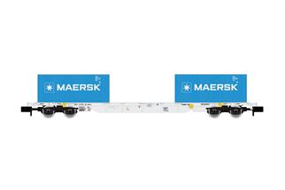 Arnold N Wascosa Containertragwagen Sgnss, 2x20' Maersk, Ep. VI