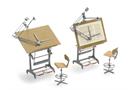 Artitec H0 Reissbretter und Stühle