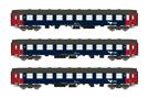 ASM N DSB Liegewagen-Set UIC-Y Bc/Bc, Ep. IV-V, 3-tlg.